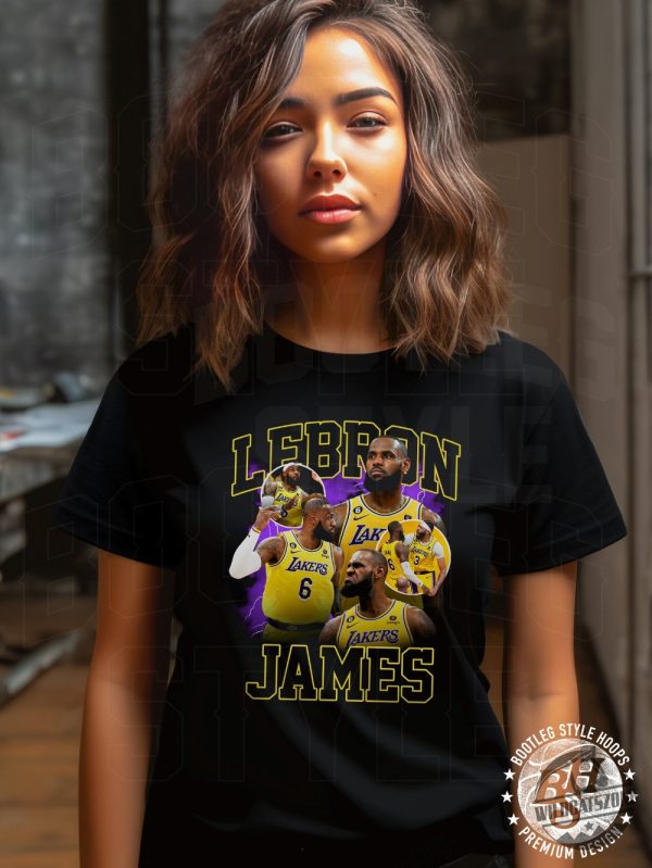 Lebron James Bootleg Tshirt Hoodie Sweatshirt Tee Gift For Fan Mens Womens For Los Angeles Basketball Fan Vintage Jersey Unique wildcatszone 1 1