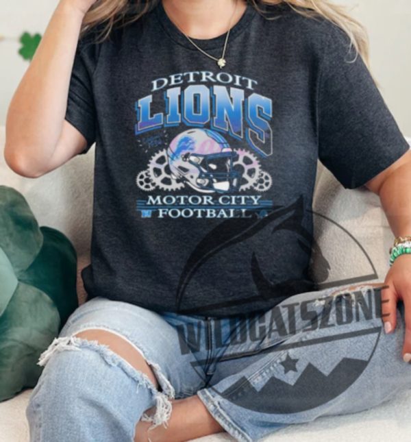 Detroit Lions Vintage Logo Motor City Football Helmet Tshirt Hoodie Sweatshirt Tee Gift For Fan Mens Womens Crewneck Pullover Hoodies Unique wildcatszone 1 1