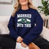Married Into This Sweatshirt Tshirt Hoodie Philadelphia Eagles Crewneck On Sundays We Prey Shirts Near Me Retro Game Day Gear wildcatszone 1 3