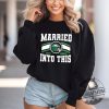 Married Into This Sweatshirt Tshirt Hoodie Philadelphia Eagles Crewneck On Sundays We Prey Shirts Near Me Retro Game Day Gear wildcatszone 1 4