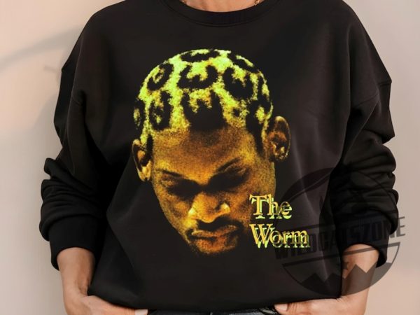 Dennis Rodman The Worm Vintage Basketball Shirt Hoodie Sweatshirt Tee Gift For Men Women Retro Long Sleeves Unique wildcatszone 1