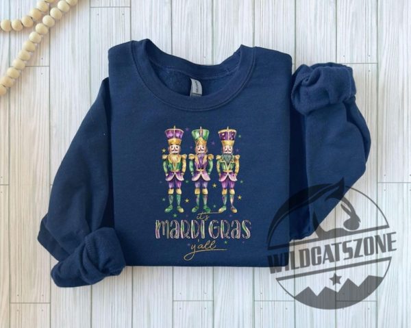 Mardi Gras Nutcracker Shirt Hoodie Sweatshirt Tee Gift For Men Women Fat Tuesday Tshirt Mardi Gras Fest wildcatszone 1