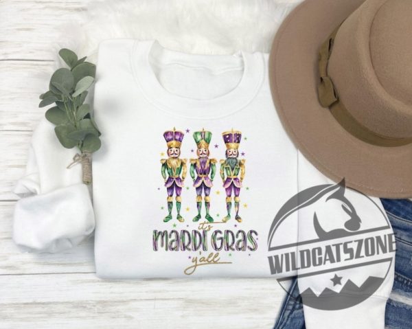 Mardi Gras Nutcracker Shirt Hoodie Sweatshirt Tee Gift For Men Women Fat Tuesday Tshirt Mardi Gras Fest wildcatszone 1 1