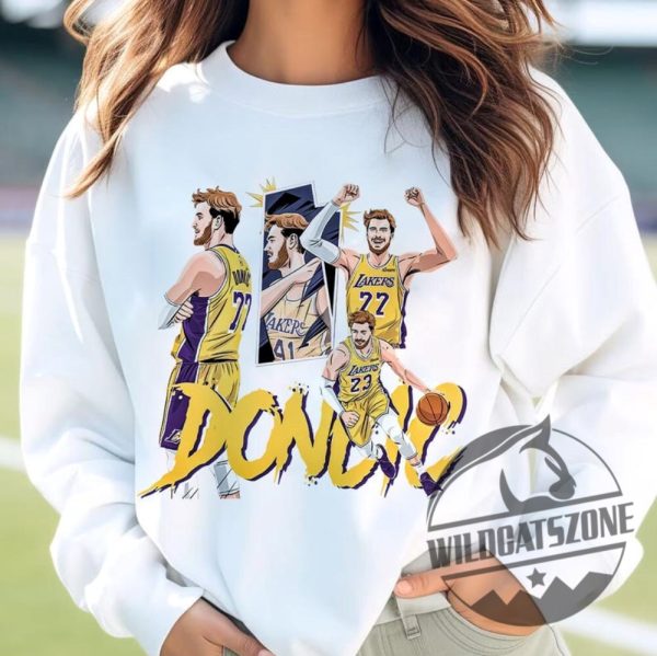 Luka Doncic Lakers Tshirt La Sweater Los Angeles Basketball Fun Sports Shirt Vintage Sports Apparel Lakers Fan Gift Hoodie Sweatshirt wildcatszone 1 1