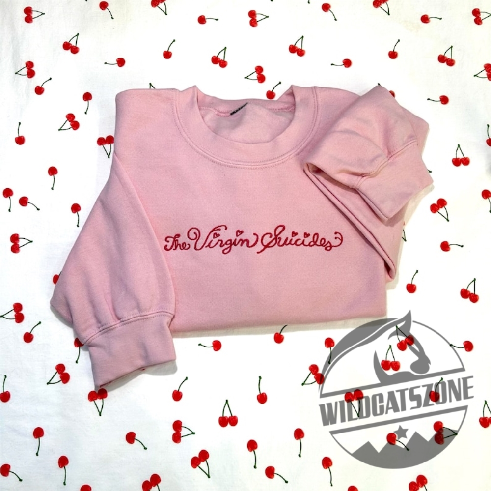 Lisbon Sisters Crewneck Sweatshirt Embroidered T Shirt 2 Lisbon Sisters Crewneck Sweatshirt Embroidered T Shirt