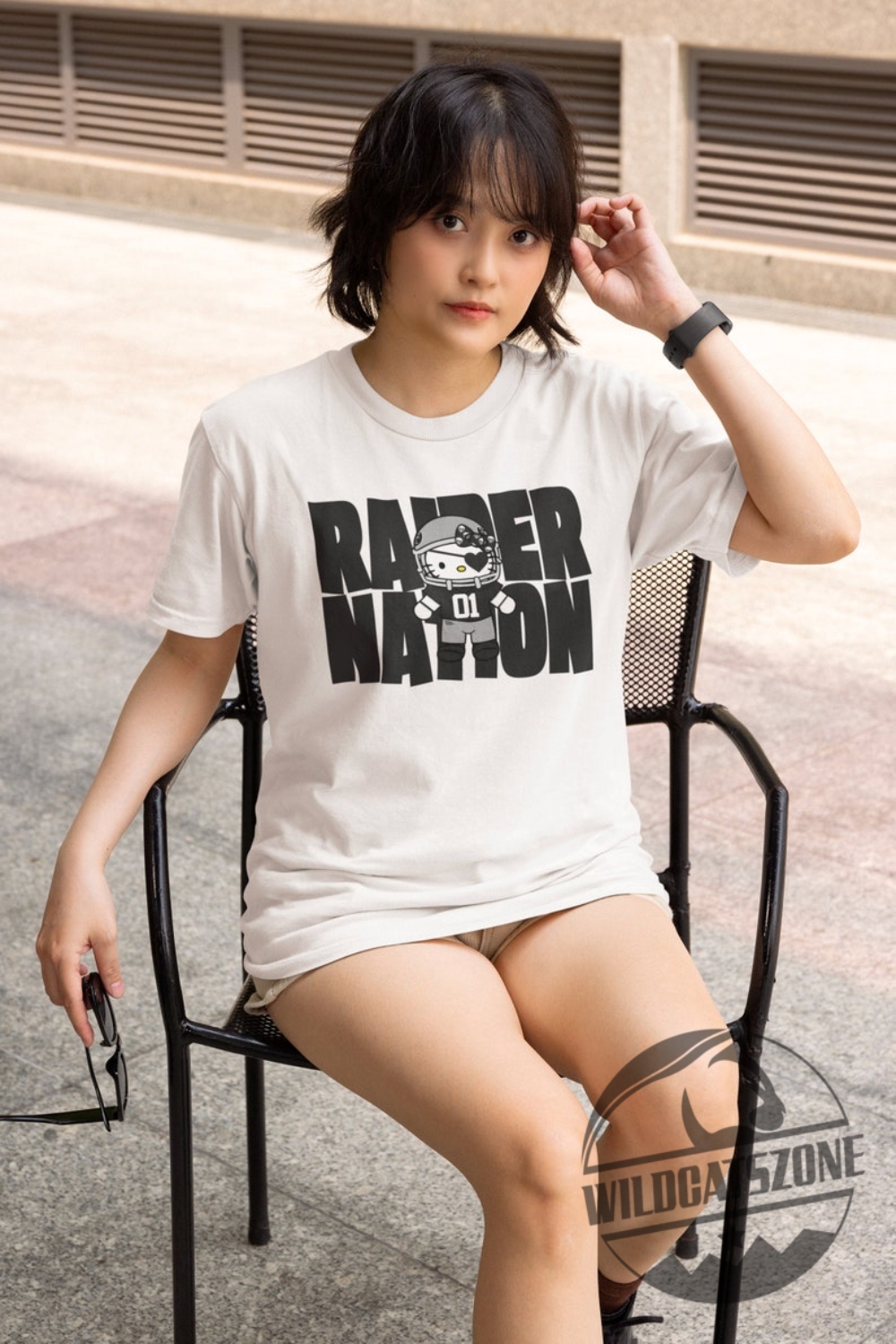Lv Raiders Hello Kitty Las Vegas Raiders T Shirt 2 LV Raiders Hello Kitty Las Vegas Raiders T Shirt