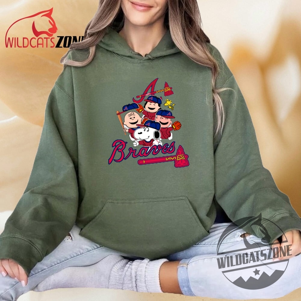 Atlanta Braves Snoopy Charlie Brown Woodstock The Peanuts T Shirt 11 Atlanta Braves Snoopy Charlie Brown Woodstock The Peanuts T Shirt