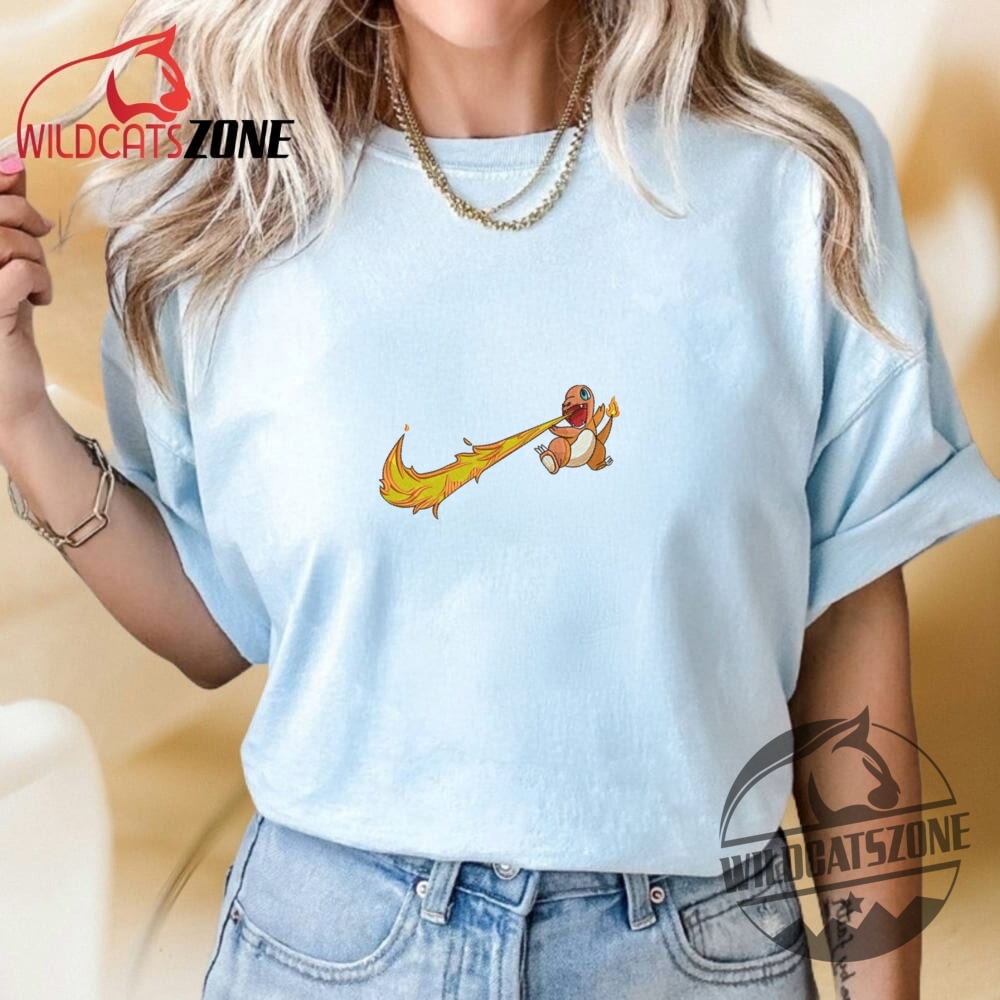 Logo Nike Charmander Embroidered T Shirt Hoodie Sweatshirt Pokemon Embroidery 11 Logo Nike Charmander Embroidered T Shirt Hoodie Sweatshirt Pokemon Embroidery