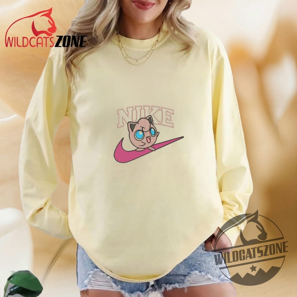 Nike Jigglypuff Embroidered T Shirt Hoodie Sweatshirt Pokemon Embroidery 8 Nike Jigglypuff Embroidered T Shirt Hoodie Sweatshirt Pokemon Embroidery