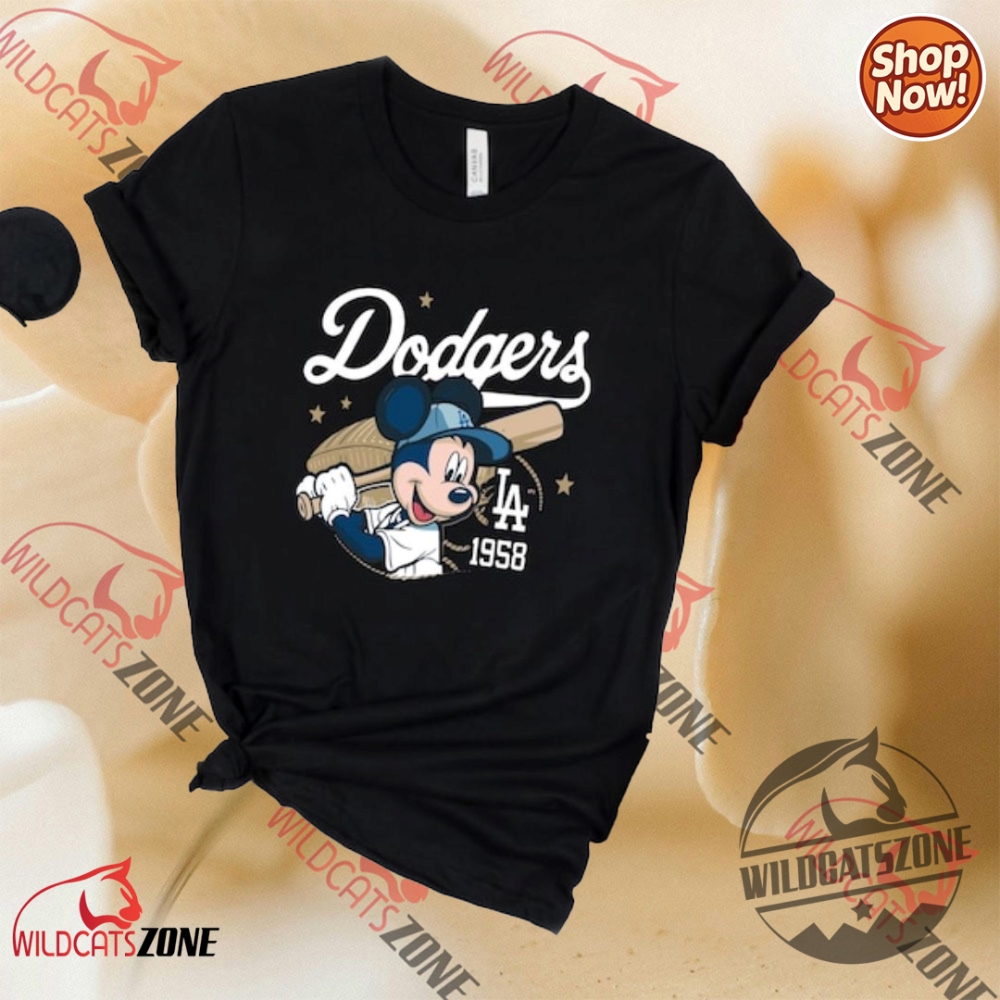 Mickey Mouse Dodgers Shirt Dodgers 1958 Baseball Hoodie Sweatshirt Mens Womens 3 Mickey Mouse Dodgers Shirt Dodgers 1958 Baseball Hoodie Sweatshirt Mens Womens