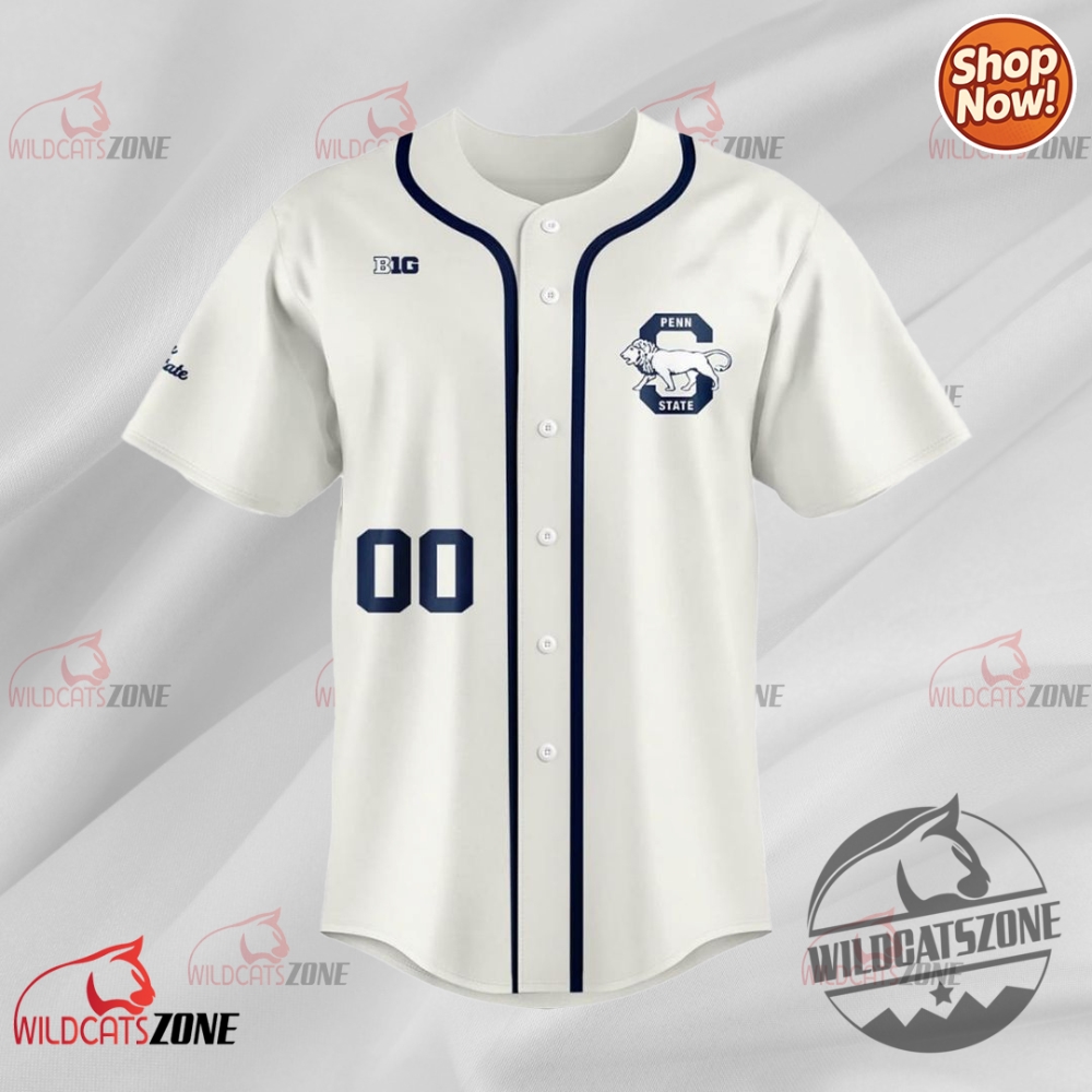 New Cream Penn State Baseball Jersey Baseball Shirts Mens Womens 4 New Cream Penn State Baseball Jersey baseball shirts mens womens