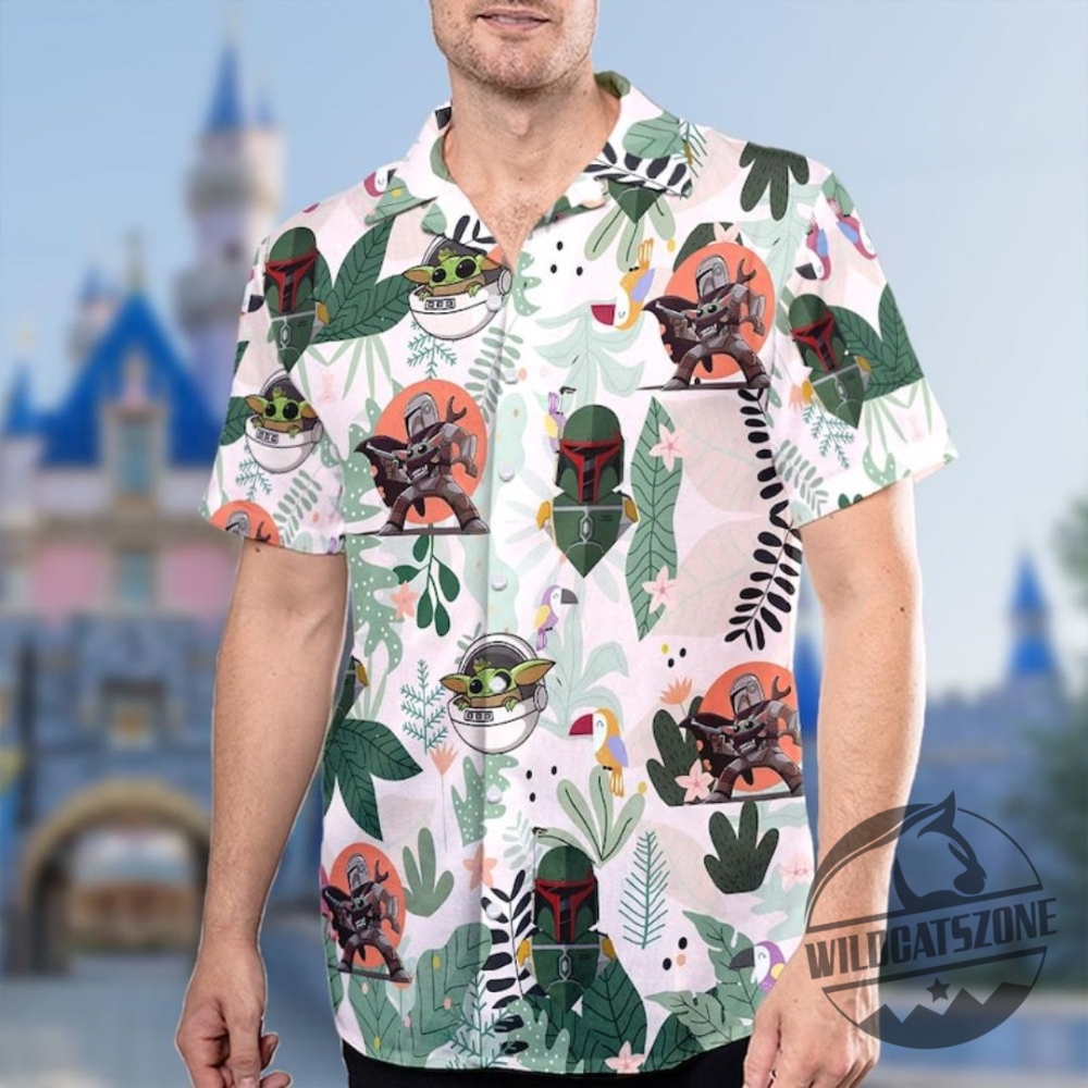 Stars War Tropical Boba Fett And Baby Yoda Hawaiian Shirt Aloha Button Up Shirts Mens Womens New 5 Stars War Tropical Boba Fett And Baby Yoda Hawaiian Shirt Aloha Button Up Shirts Mens Womens new