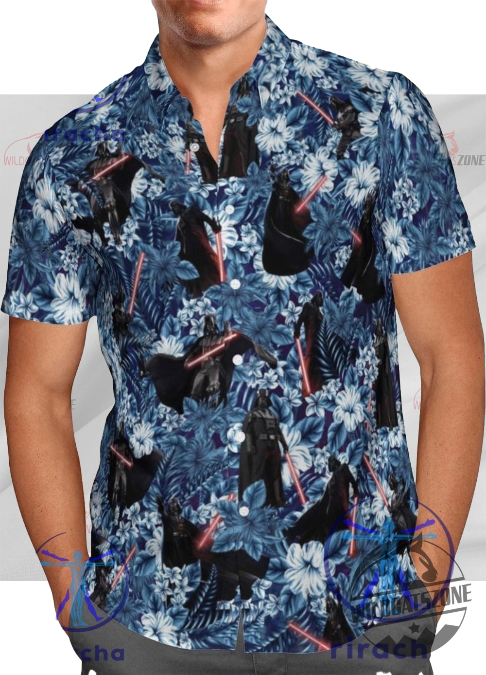 Star Wars Darth Vader With Lightsaber Hawaiian Shirt Aloha Button Up Shirts Mens Womens New 3 Star Wars Darth Vader With Lightsaber Hawaiian Shirt Aloha Button Up Shirts Mens Womens new