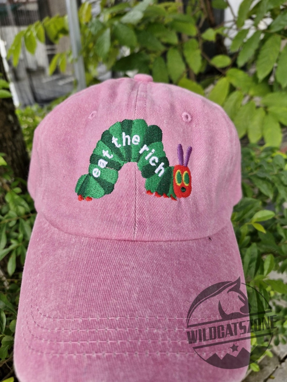 Eat The Rich Embroidery Hat The Very Hungry Caterpillar Cap Mens Womens 8 Eat The Rich Embroidery Hat The Very Hungry Caterpillar Cap Mens Womens Cap