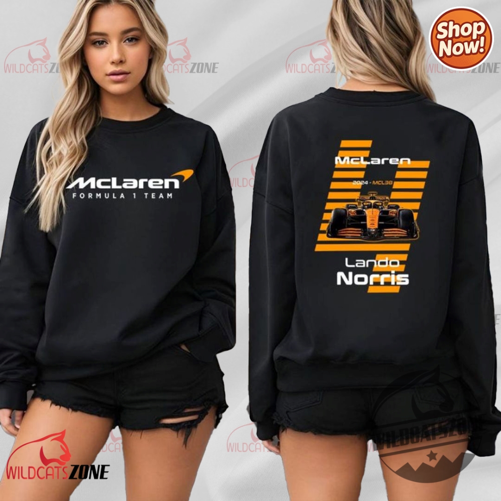 Lando Norris Formula One F1 2 Sided Shirt Hoodie Crewneck Sweatshirt Mens Womens 7 Lando Norris Formula One F1 2 sided Shirt Hoodie Crewneck Sweatshirt Mens Womens