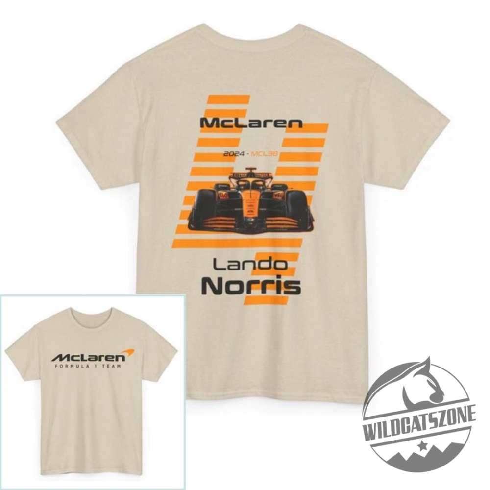 Lando Norris Formula One F1 2 Sided Shirt Hoodie Crewneck Sweatshirt Mens Womens 8 Lando Norris Formula One F1 2 sided Shirt Hoodie Crewneck Sweatshirt Mens Womens