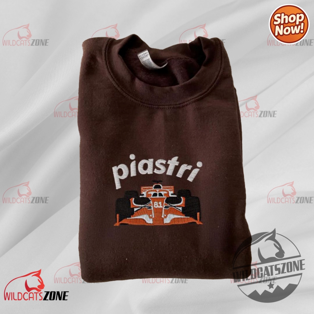 Mclaren F1 Oscar Piastri Embroidered Shirt Hoodie Sweatshirt Formula One 4 Mclaren F1 Oscar Piastri Embroidered Shirt Hoodie Sweatshirt Formula One