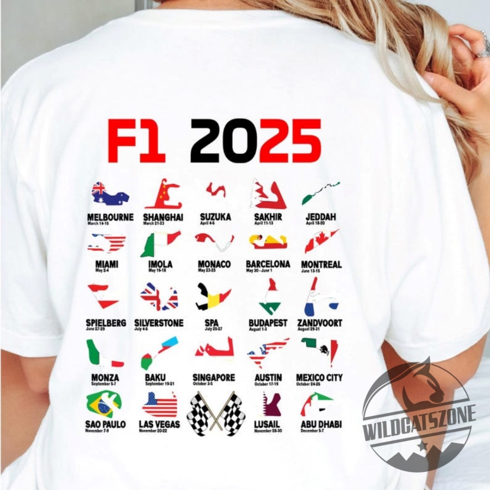 Discover the Hottest Summer 2025 Trends: T-Shirts, Hoodies, and Sweatshirts at WildcatsZone.com 9 Formula 1 2025 2 Sided Shirt Pullover Hoodie Crewneck Sweatshirt Mens Womens