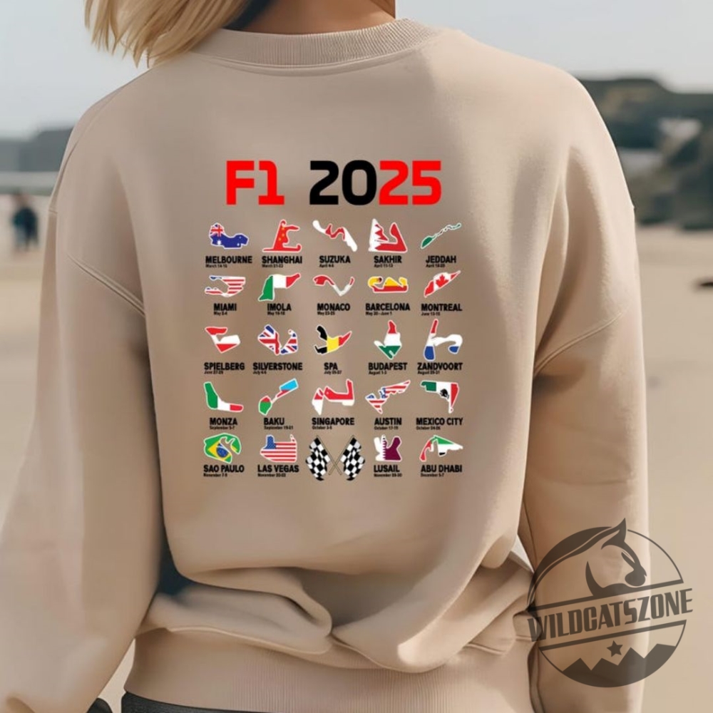 Formula 1 2025 2 Sided Shirt Pullover Hoodie Crewneck Sweatshirt Mens Womens 7 Formula 1 2025 2 sided Shirt Pullover Hoodie Crewneck Sweatshirt Mens Womens