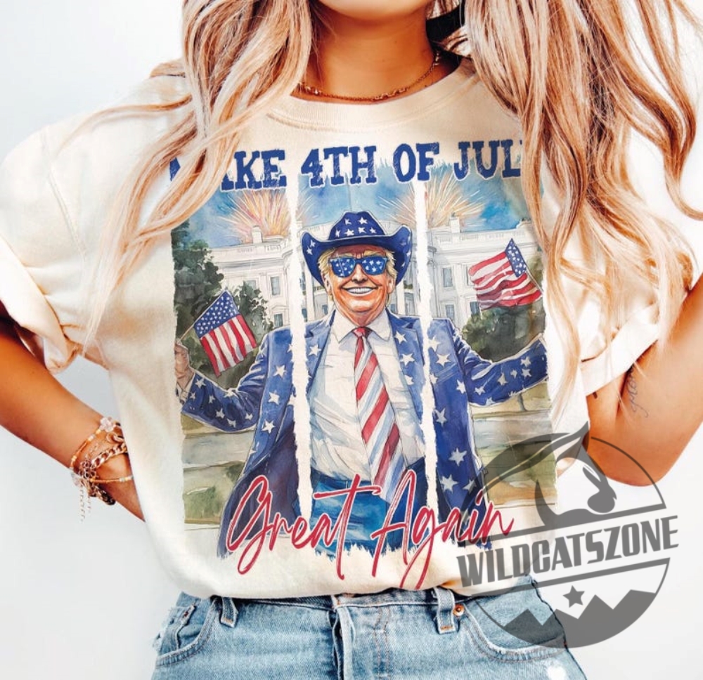 Discover the Hottest Summer 2025 Trends: T-Shirts, Hoodies, and Sweatshirts at WildcatsZone.com 10 Make 4Th Of July Great Again Trump Shirt Pullover Hoodie Sweatshirt Independence Day