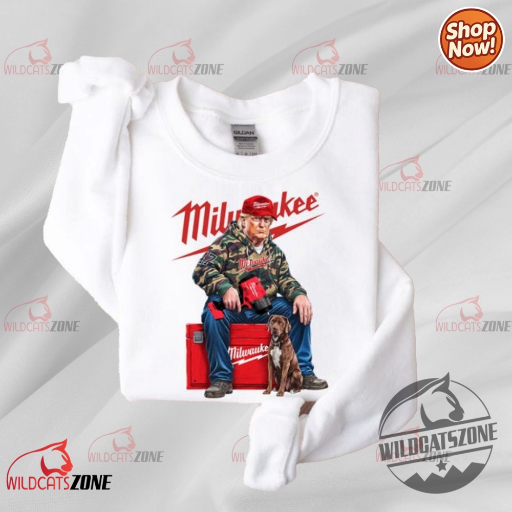 Milwaukee Trump Camo Shirt Pullover Hoodie Fuel Hand Drill Dog Hunt Sweatshirt 3 Milwaukee Trump Camo Shirt Pullover Hoodie Fuel Hand Drill Dog Hunt Sweatshirt