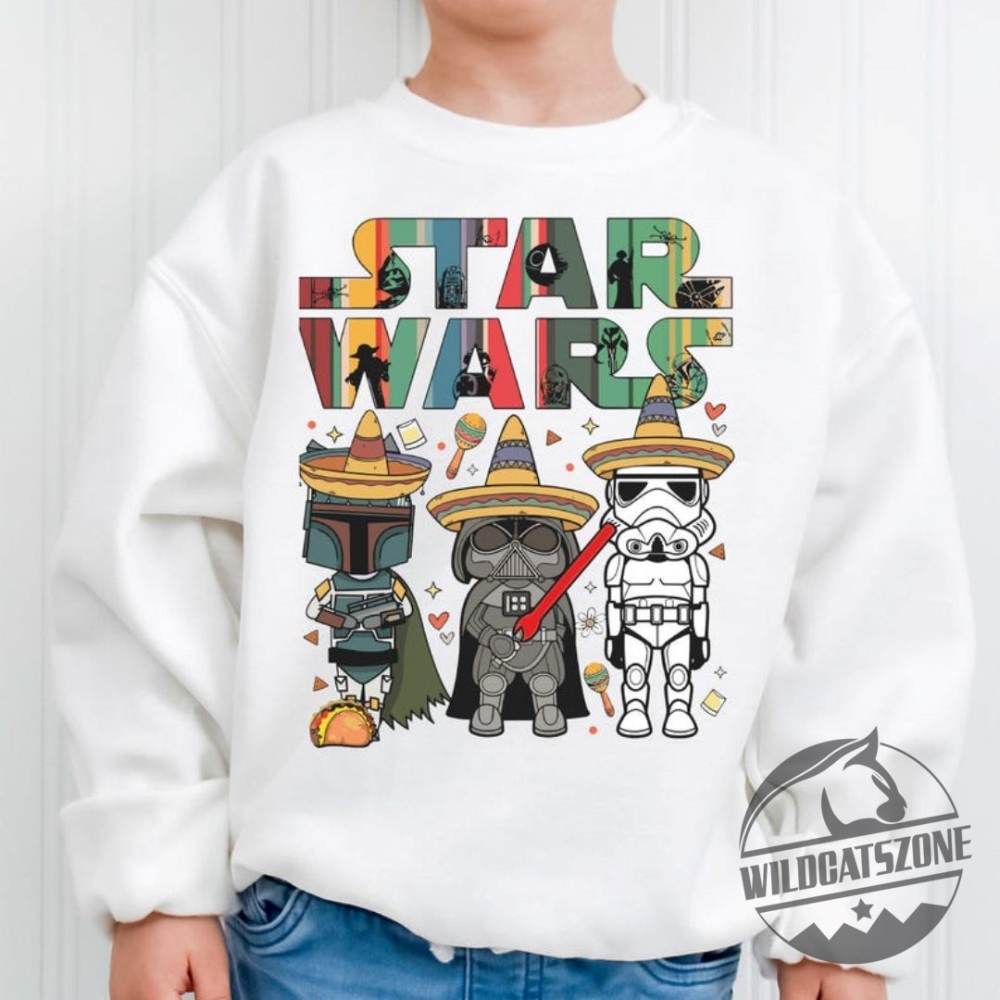 Disney Star Wars Cinco De Mayo Shirt Pullover Hoodie Crewneck Fiesta Boba Fett Darth Vader Gift 5 Disney Star Wars Cinco De Mayo Shirt Pullover Hoodie Crewneck Fiesta Boba Fett & Darth Vader Gift