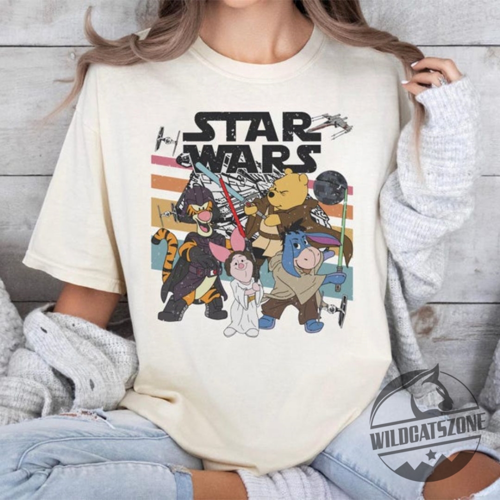 Pooh And Friends Star Wars Shirt Pullover Hoodie Crewneck Sweatshirt Retro 9 Pooh And Friends Star Wars Shirt Pullover Hoodie Crewneck Sweatshirt Retro