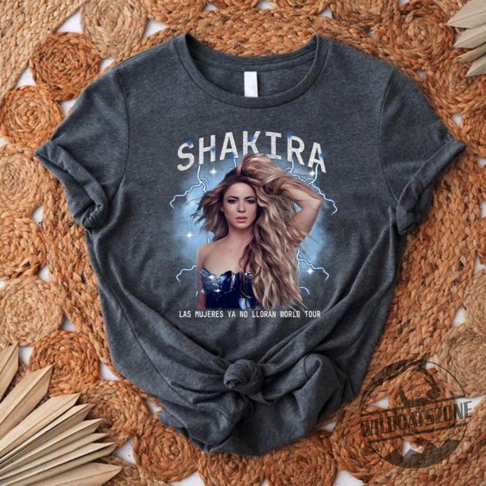Shakira 2025 Tour Tee Las Mujeres Ya No Lloran Shirt For Fans