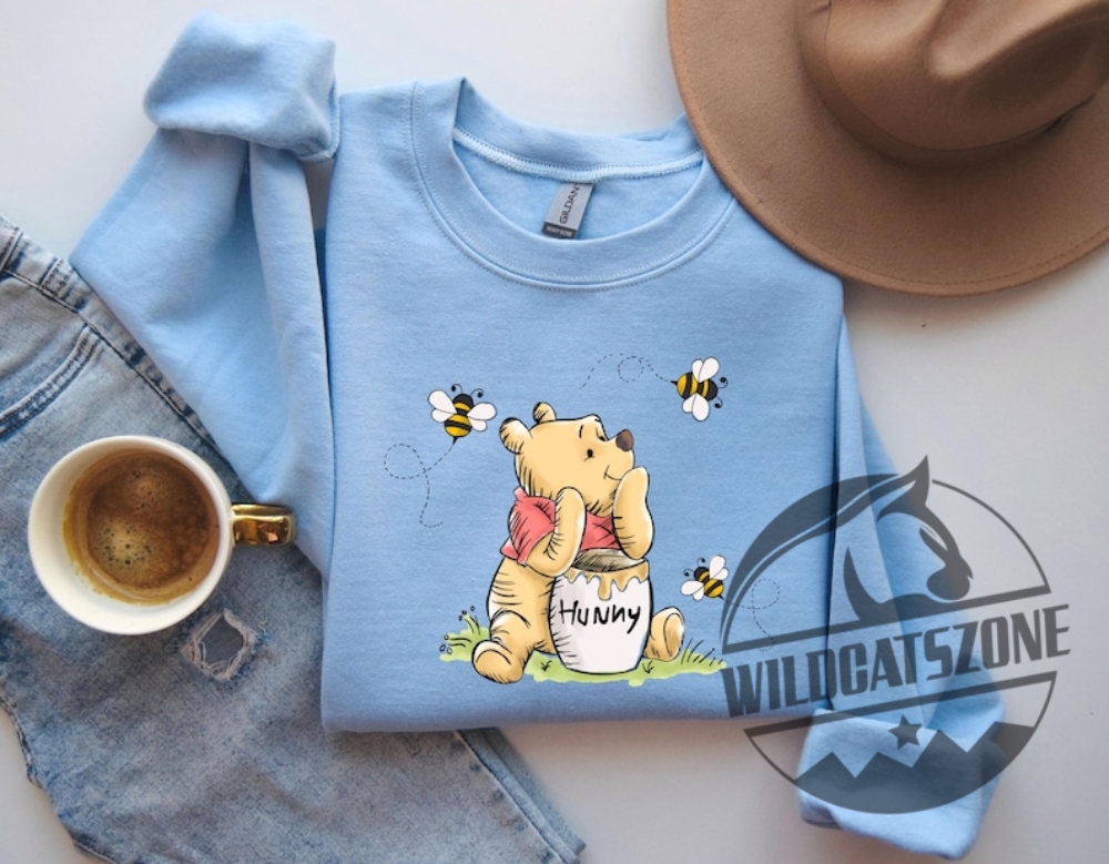 Discover the Latest Summer Trend: Hunny Winnie the Pooh Collection 3 Vintage Winnie The Pooh Sweatshirt For Disney Family Trip Disney Pooh Sweatshirts