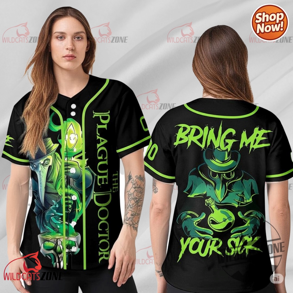 Plague Doctor Fans Bring Me Your Sick Custom Baseball Shirt Jersey Medieval Series 5 Plague Doctor Fans Bring Me Your Sick Custom Baseball Shirt Jersey Medieval Series