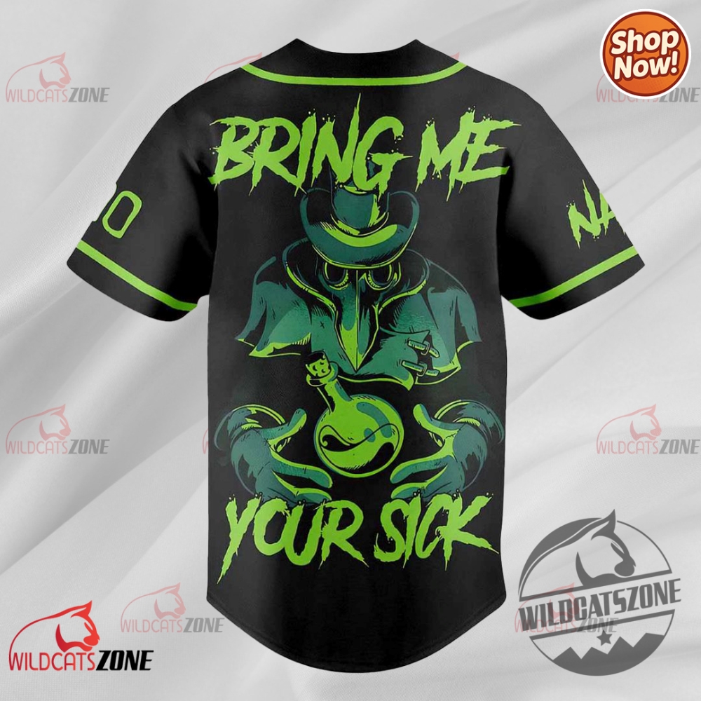 Plague Doctor Fans Bring Me Your Sick Custom Baseball Shirt Jersey Medieval Series 6 Plague Doctor Fans Bring Me Your Sick Custom Baseball Shirt Jersey Medieval Series
