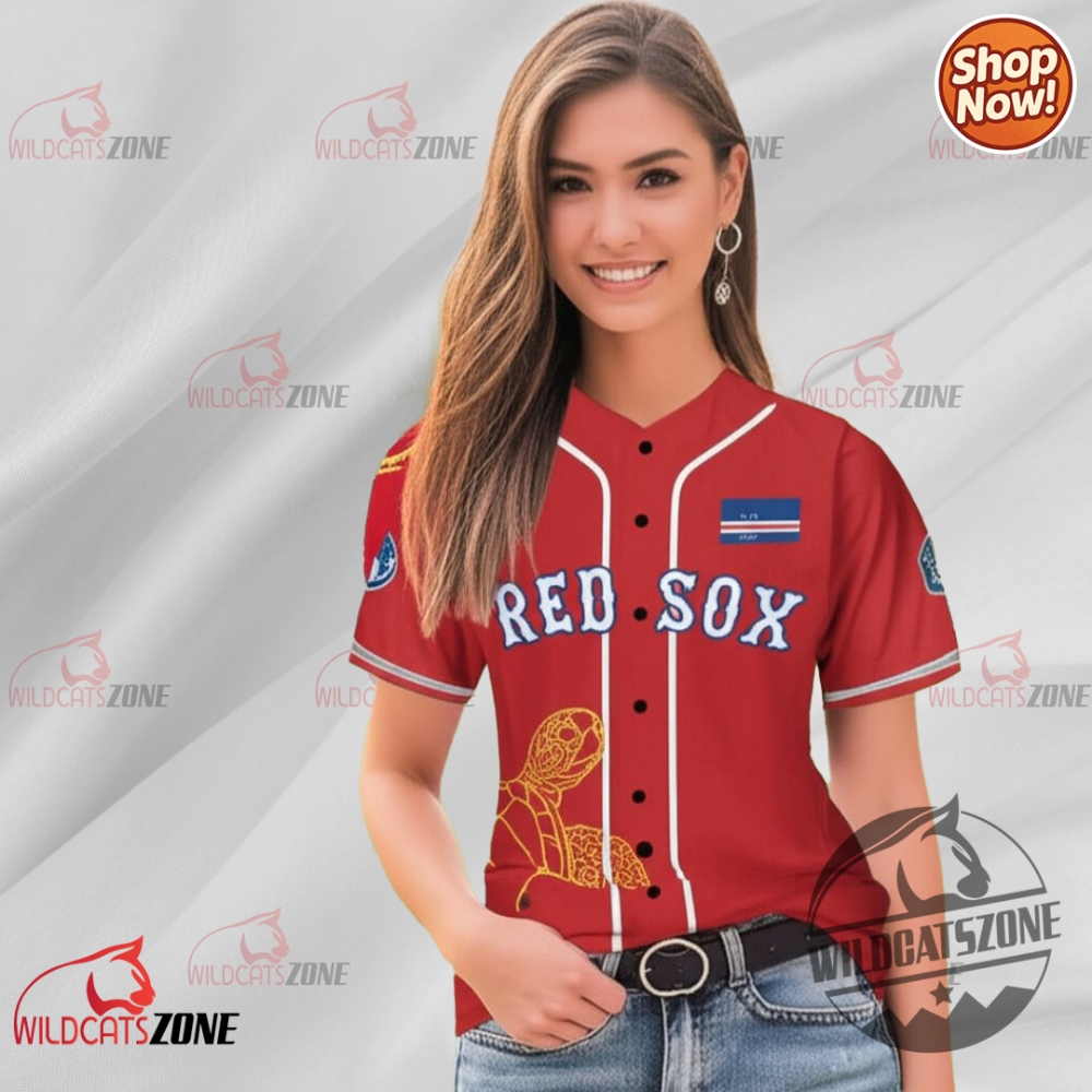 Boston Red Sox Jersey For Cabo Verde Celebration 2025 Baseball Shirt 5 Boston Red Sox Jersey For Cabo Verde Celebration 2025 Baseball Shirt