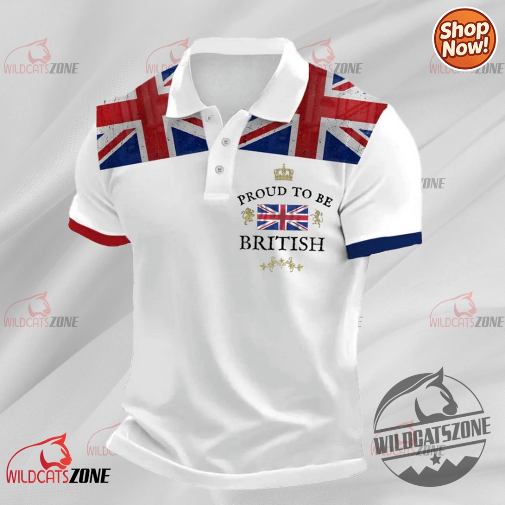 Proud To Be British Classic Style Polo Shirt United Kingdom Heritage 3 Proud To Be British Classic Style Polo Shirt United Kingdom Heritage