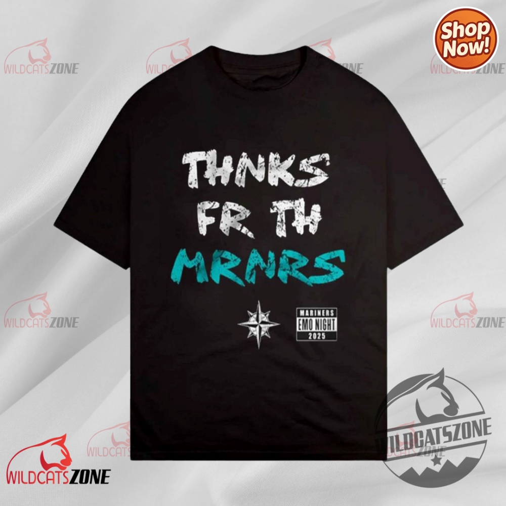 Seattle Mariners Emo Night T Shirt Giveaway Special Edition 2025 wildcatszone 1
