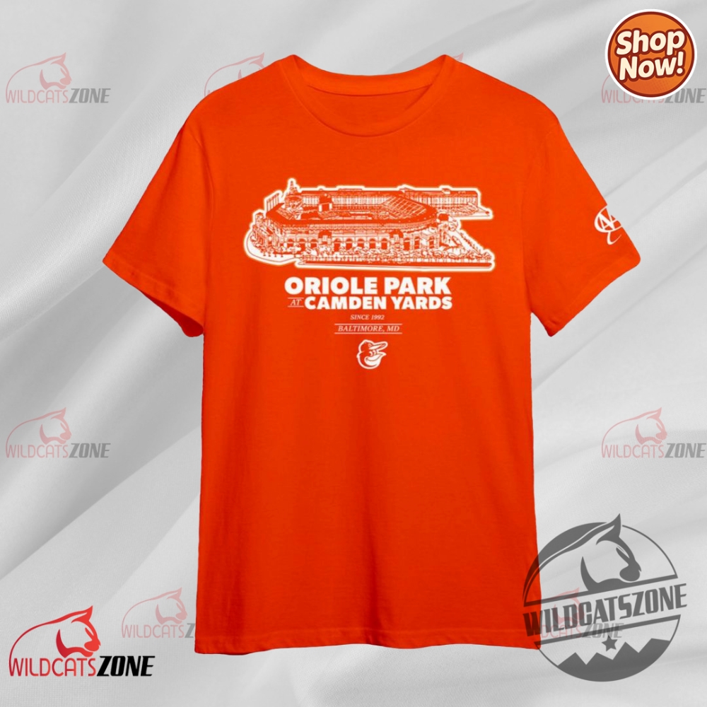 Baltimore Orioles Camden Yards Themed 3D Shirt Giveaway 2025 wildcatszone 1