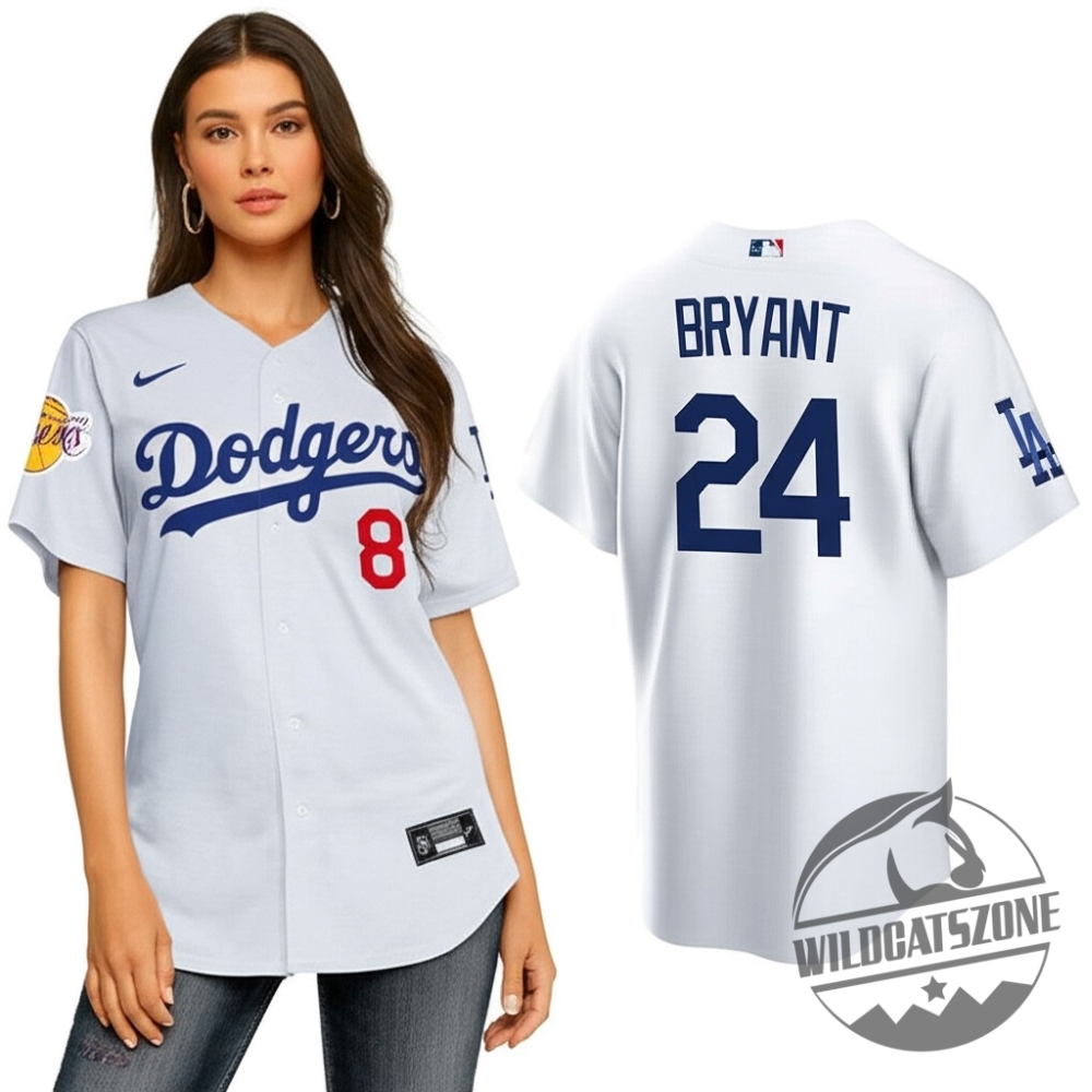 Kobe Bryant Dodgers Baseball Shirt La Legends Tribute 3 Kobe Bryant Dodgers Baseball Shirt LA Legends Tribute