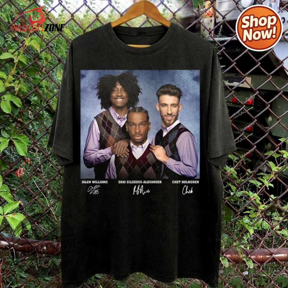 Shai Gilgeous Alexander Jalen Williams Chet Holmgren T Shirt For Nba Fans 10 Shai Gilgeous Alexander Jalen Williams Chet Holmgren T Shirt For Nba Fans
