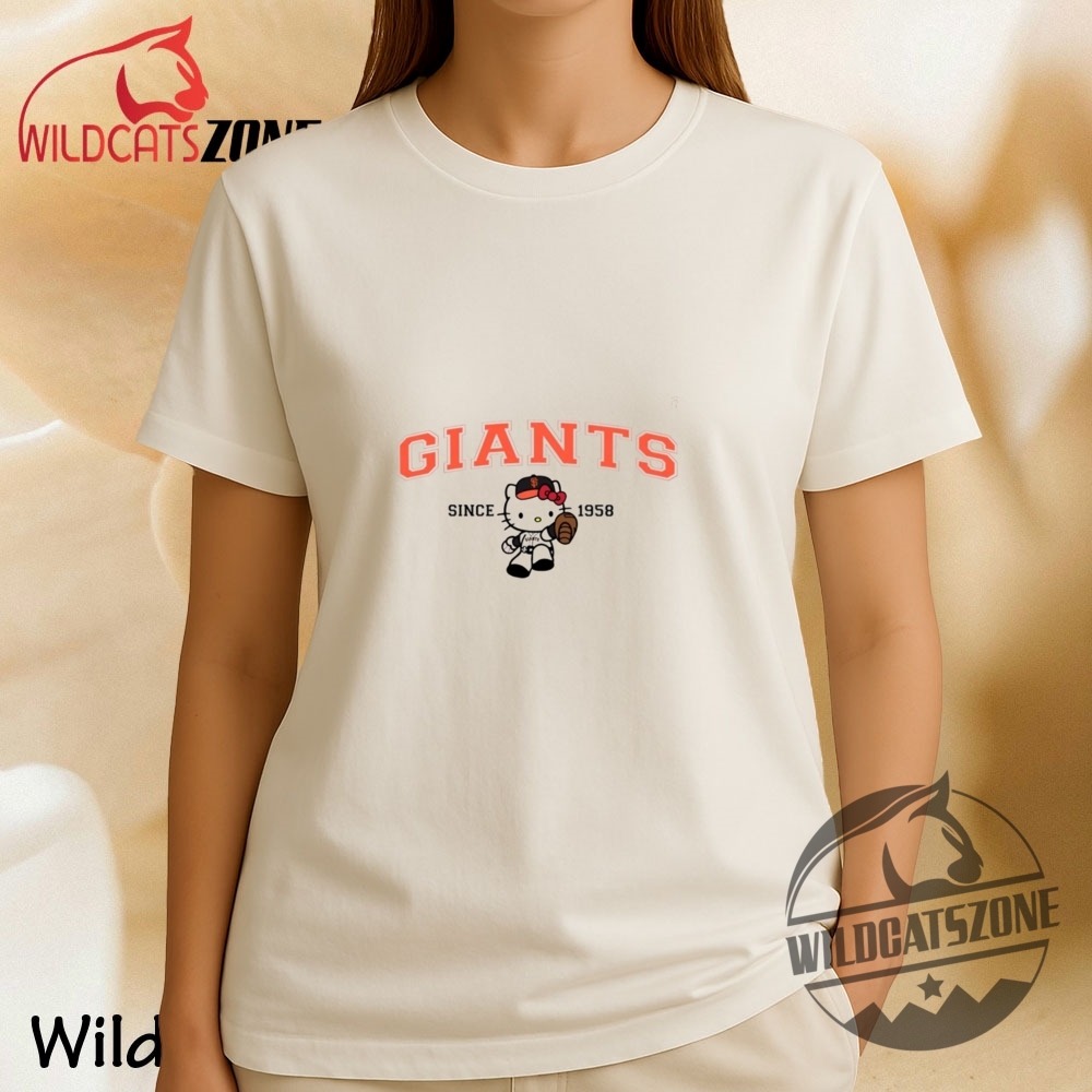 Top Trending Summer 2025: Must-Have Mickey Mouse Baseball Fan Tees from New York 13 San Francisco Giants Hello Kitty Cute Baseball Fan T Shirt Sf Hk Inspired