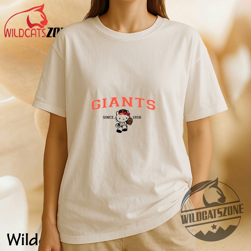San Francisco Giants Hello Kitty Cute Baseball Fan T Shirt Sf Hk Inspired 9 San Francisco Giants Hello Kitty Cute Baseball Fan T Shirt SF HK Inspired
