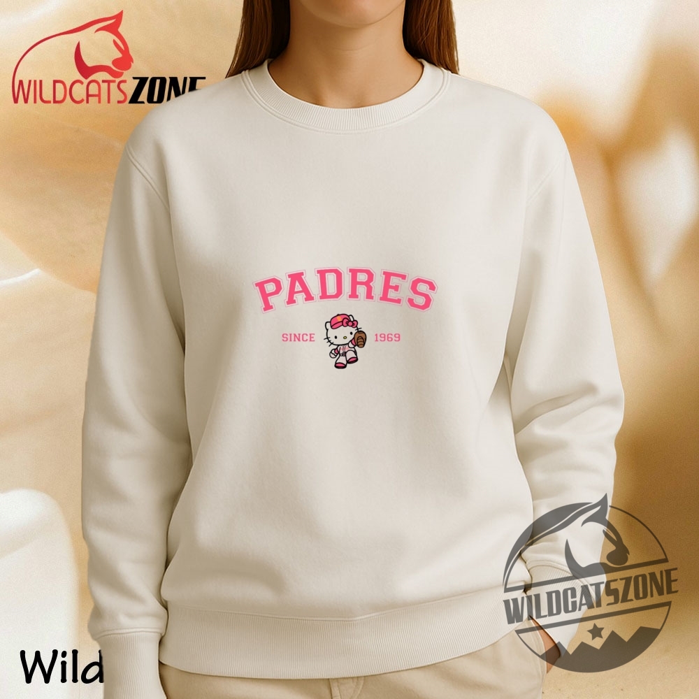 San Diego Padres Kitty Baseball Pink Hk T Shirt Cute Hello Kitty San Diego Sports Fan Tee 7 San Diego Padres Kitty Baseball Pink Hk T Shirt Cute Hello Kitty San Diego Sports Fan Tee