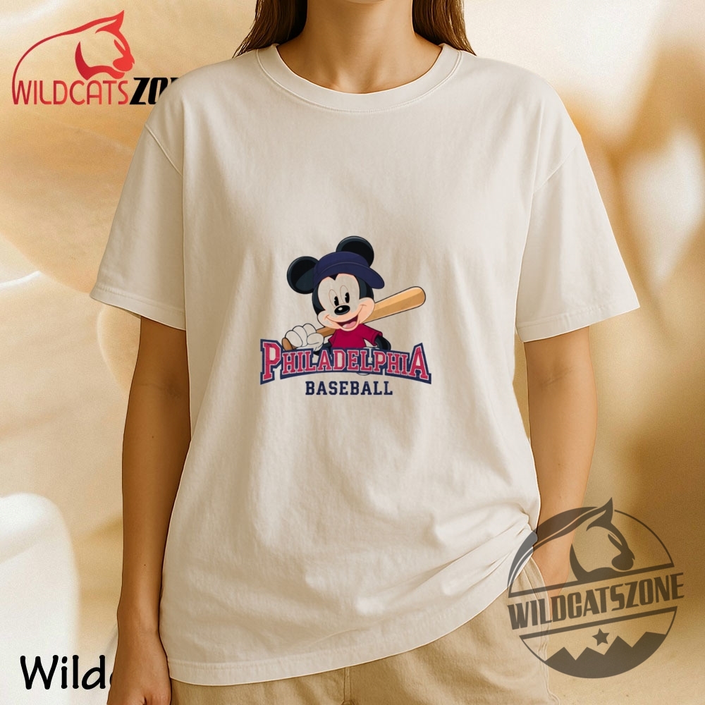 Philadelphia Mickey Mouse Baseball Vintage Fan T Shirt Philly Sports Graphic Tee 9 Philadelphia Mickey Mouse Baseball Vintage Fan T Shirt Philly Sports Graphic Tee