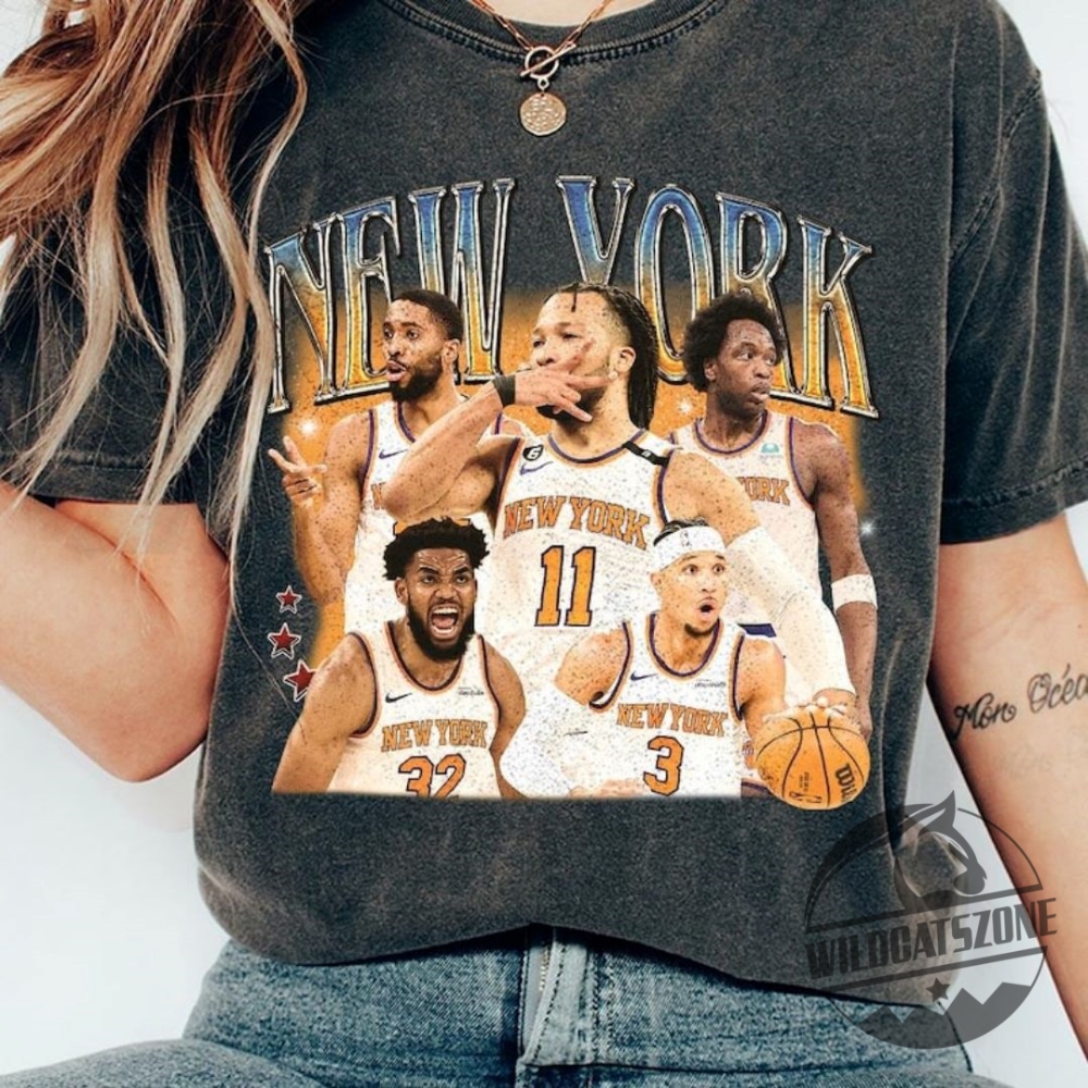 Vintage New York Basketball T Shirt Retro New York Graphic T Shirt Ny Knicks Vintage Tee