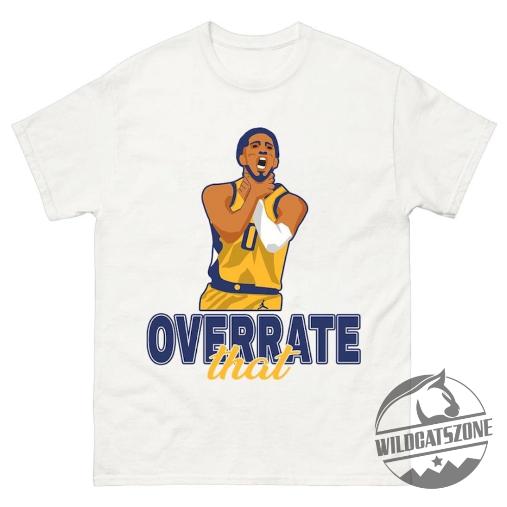 Tyrese Haliburton Overate That 2025 Playoff Tee Oversized Bootleg Shirt Nba Conference Finals Playoff T Shirt Gift Present Birthday Tyrese Haliburton Nba Playoffs Shirt 8 Tyrese Haliburton Overate That 2025 Playoff Tee Oversized Bootleg Shirt Nba Conference Finals Playoff T Shirt Gift Present Birthday Tyrese Haliburton Nba Playoffs Shirt