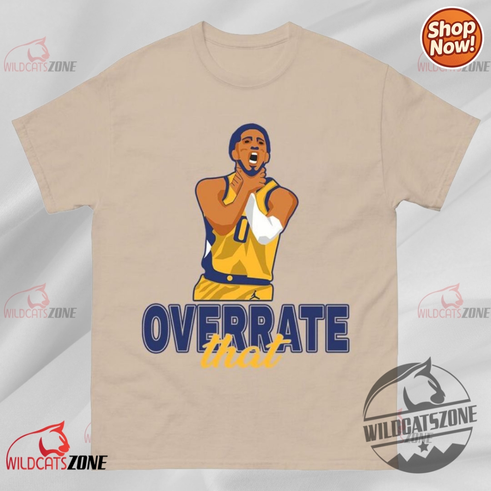 Tyrese Haliburton Overate That 2025 Playoff Tee Oversized Bootleg Shirt Nba Conference Finals Playoff T Shirt Gift Present Birthday Tyrese Haliburton Nba Playoffs Shirt 10 Tyrese Haliburton Overate That 2025 Playoff Tee Oversized Bootleg Shirt Nba Conference Finals Playoff T Shirt Gift Present Birthday Tyrese Haliburton Nba Playoffs Shirt