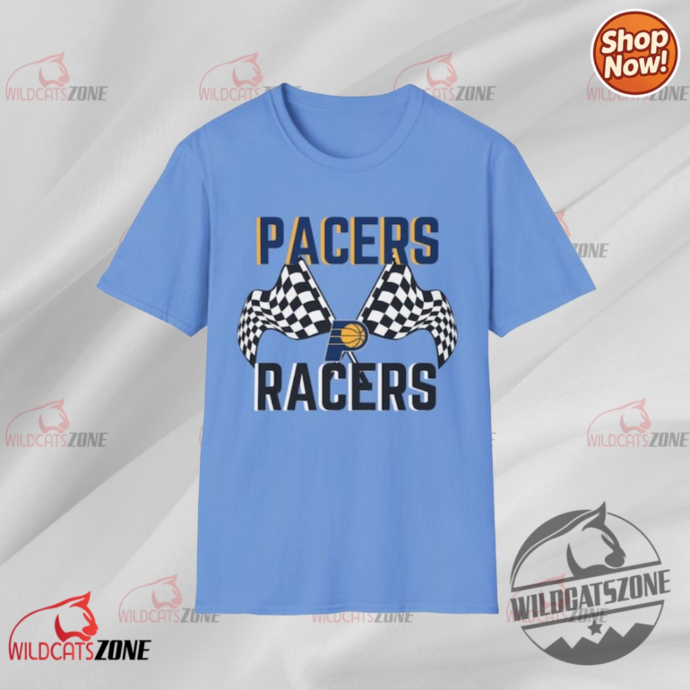 Pacers Racers Softstyle Unisex T Shirt Casual Sportswear Race Day Gear Gift For Fans Unique Athleisure Tee Pacers Indiana Pacers Racing Shirt