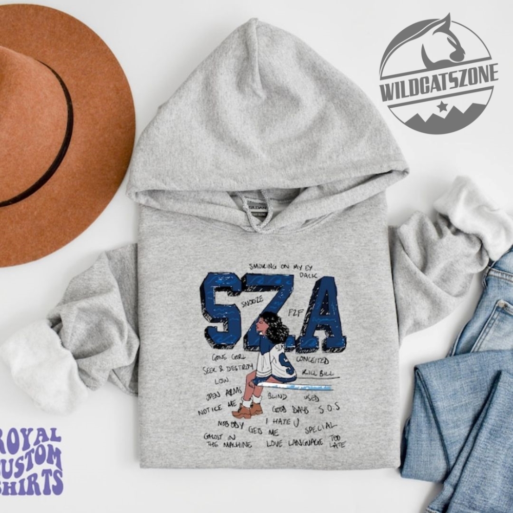 2025's Hottest Trend: Kendrick Lamar & SZA Grand National Tour T-Shirts You Need Now 4 Sza Album Cover Shirt Sza Merch T Shirt Music Fans Sweatshirt Blueberry Unisex T Shirt Sza Deluxe Album Shirts Sza Sos Tees Sza