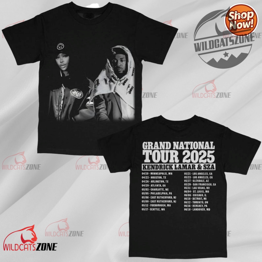 2025's Hottest Trend: Kendrick Lamar & SZA Grand National Tour T-Shirts You Need Now 11 Brunson Tshirt New York Basketball Brunson 2 Sided Shirt Nyc Jalen Brunson