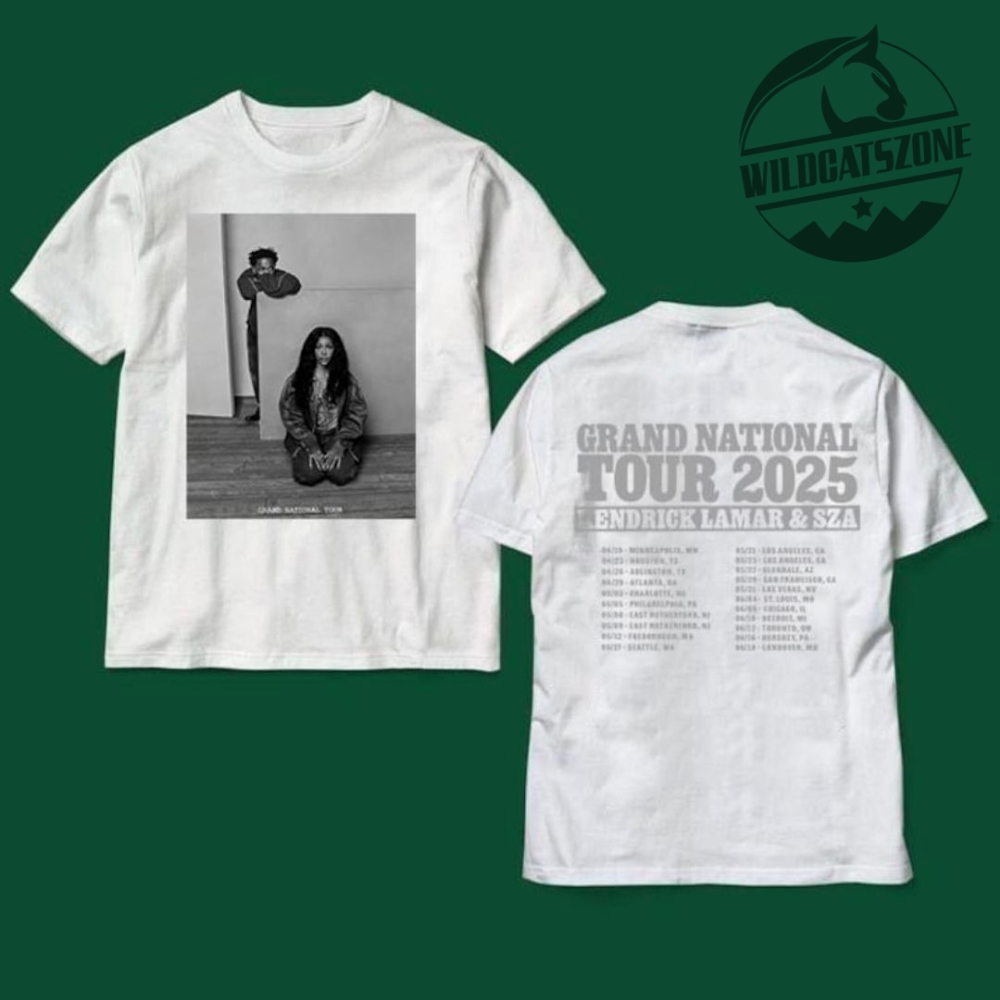 Kendrick Lamar And Sza 2025 Grand National Tour T Shirt Front And Back Sza 5 Kendrick Lamar And Sza 2025 Grand National Tour T Shirt Front And Back Sza wildcatszone 3