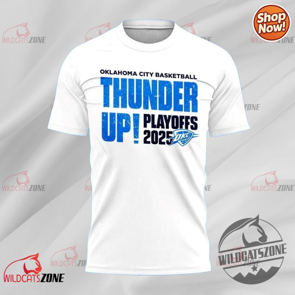 Okc Thunder Basketball Playoffs 2025 T Shirt 4 Okc Thunder Basketball Playoffs 2025 T Shirt