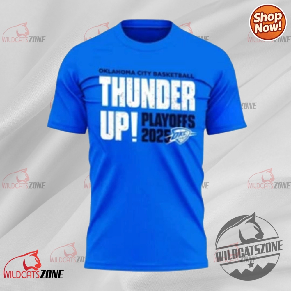 Okc Thunder Basketball Playoffs 2025 T Shirt 5 Okc Thunder Basketball Playoffs 2025 T Shirt
